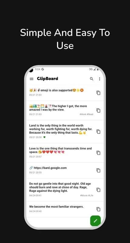 Clipboard স্ক্রিনশট 2