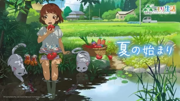 “ Morikomori Life：新的社交，与吉卜力风格的艺术的乡村模拟”