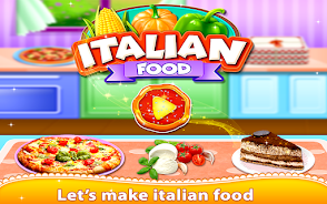 Italian Food Chef Cook Pizza স্ক্রিনশট 0