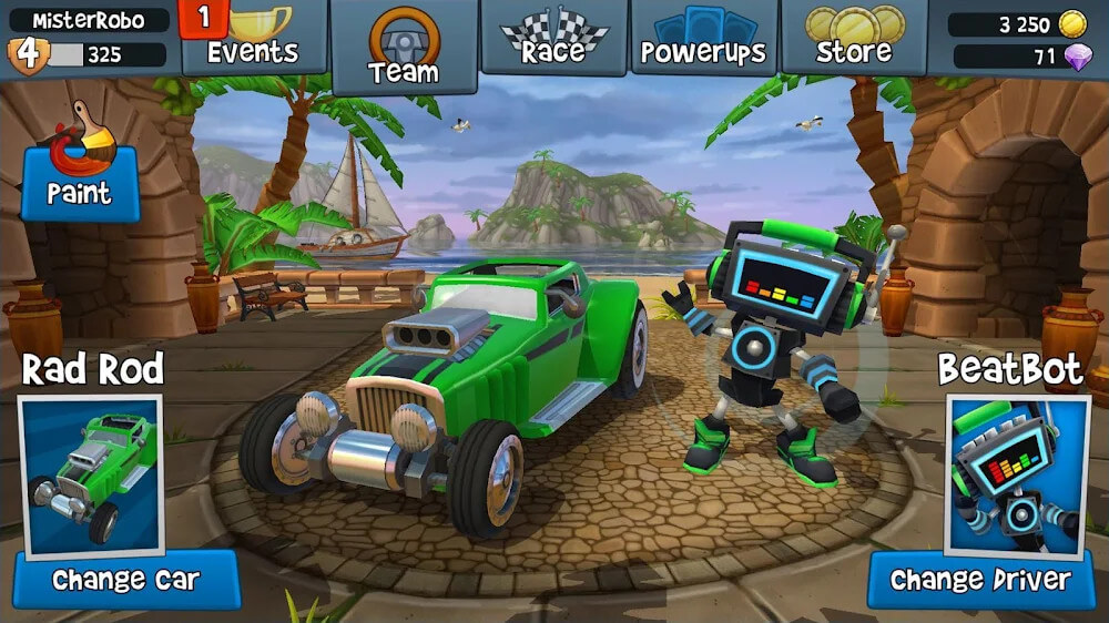 Beach Buggy Racing 2 Mod স্ক্রিনশট 2