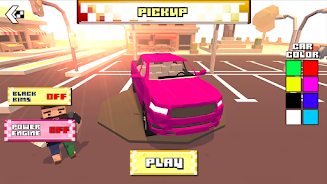 Blocky Car Racer - racing game Скриншот 2