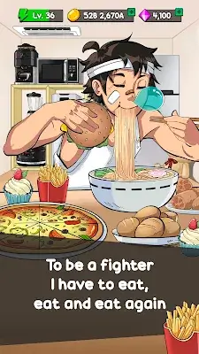 Food Fighter Clicker Games スクリーンショット 0