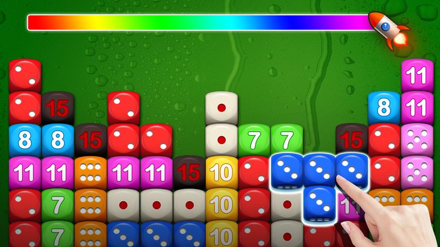 Dice Puzzle 3D - Merge game Captura de tela 0