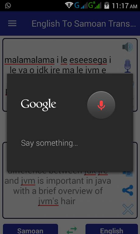 English Samoan Translator স্ক্রিনশট 2