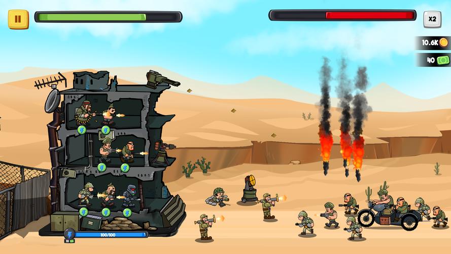 World War Army Defense: TD WW2 Скриншот 2