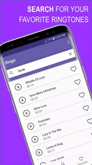 Ringo Ringtones Notifications ဖန်သားပြင်ဓာတ်ပုံ 3