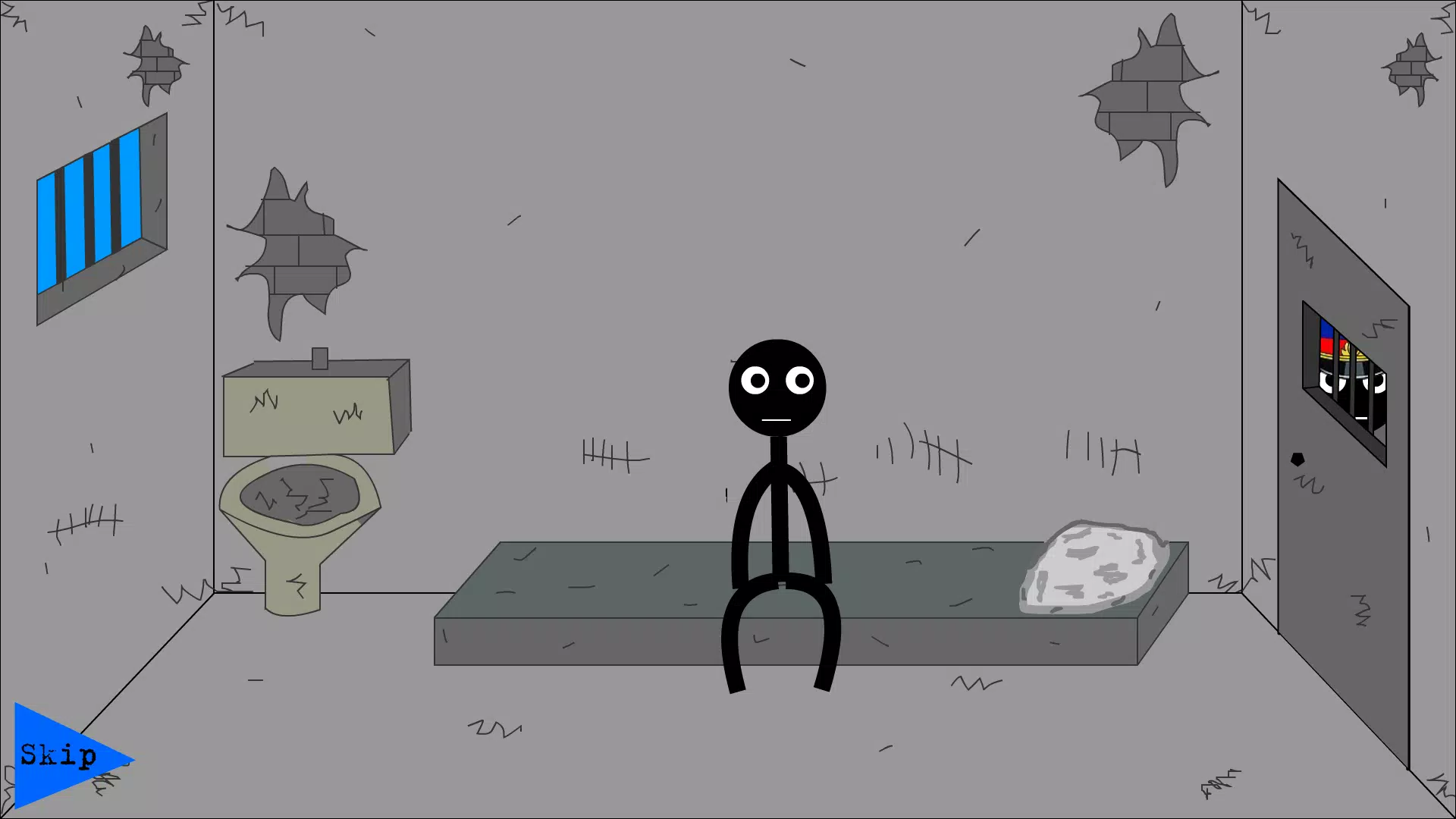 Stickman Jailbreak，Funny Escap Captura de tela 1