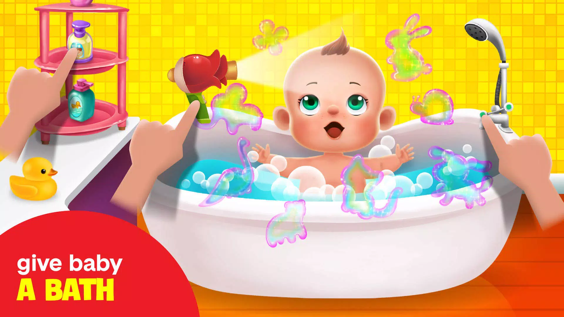 照顧 嬰兒 – 女孩和男孩玩的 寶寶 遊戲應用截圖第1張