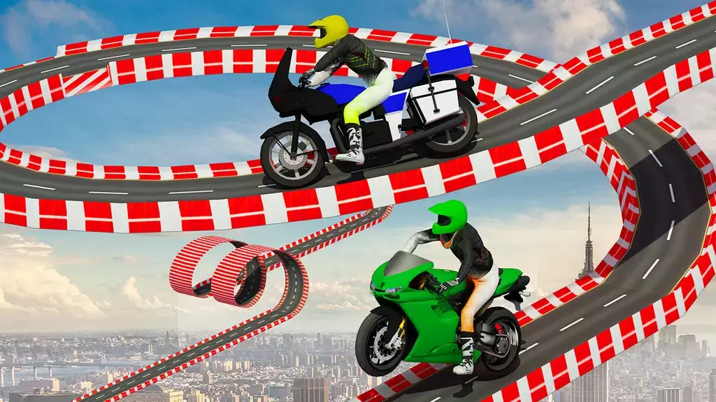 Stunt Bike Race Moto Drive 3D 스크린샷 0