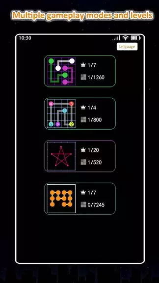 Dot Connect:match color dots Schermafbeelding 0