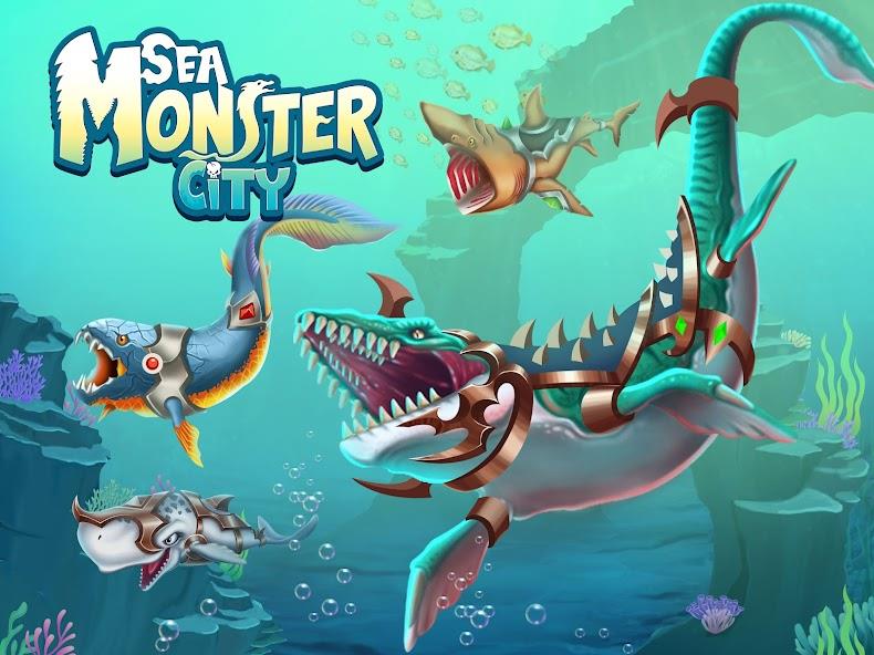 Sea Monster City Mod ဖန်သားပြင်ဓာတ်ပုံ 0