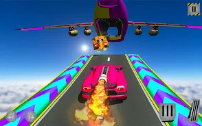 Rocket Car Racing Stunts 스크린샷 1