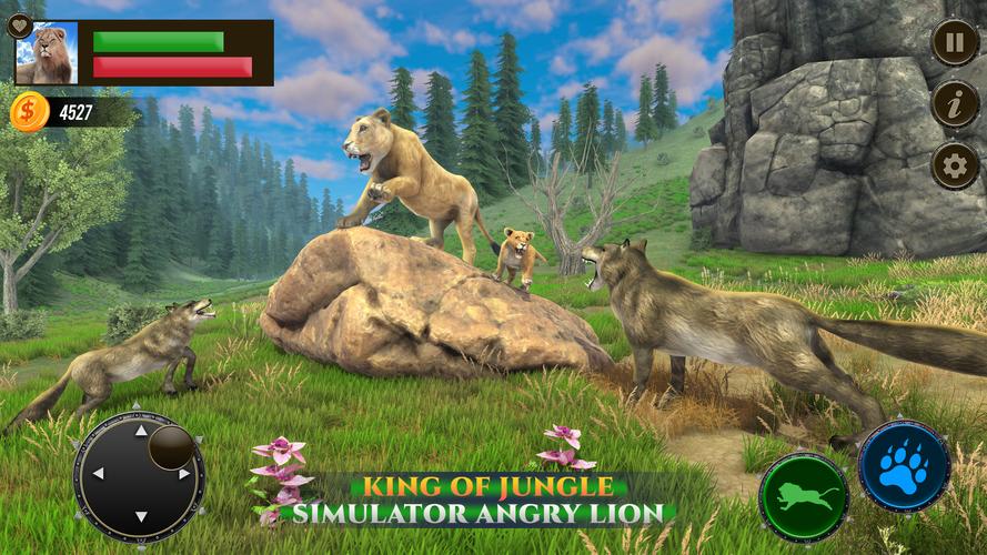 Jungle Kings Kingdom Lion Tangkapan skrin 3