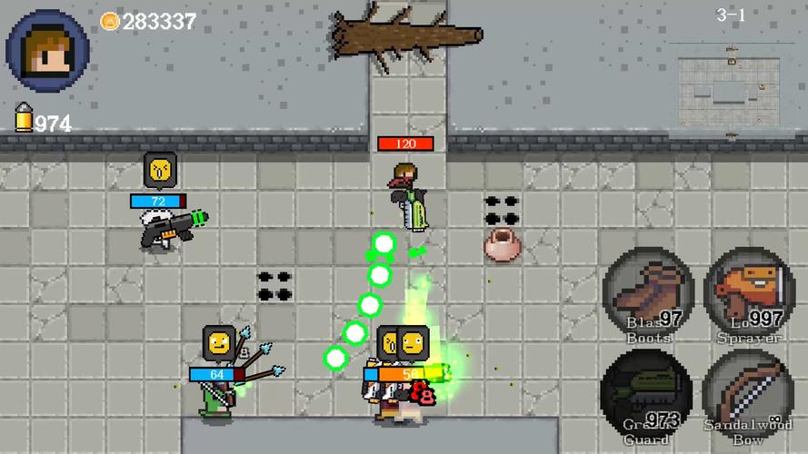 Tiny Warrior - Pixel Gun Tangkapan skrin 1