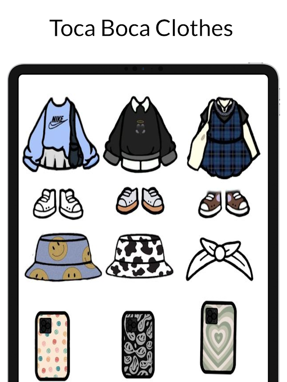 Toca Boca Clothes Ideas ภาพหน้าจอ 1