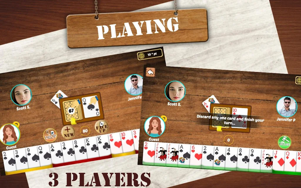Indian Rummy: Play Original Circle Free Card Game Screenshot 1
