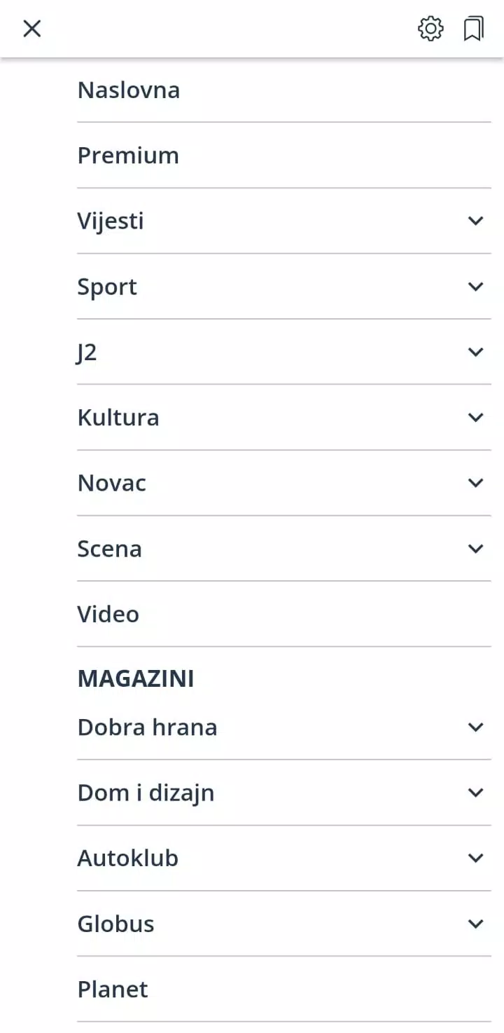 Jutarnji list Screenshot 2