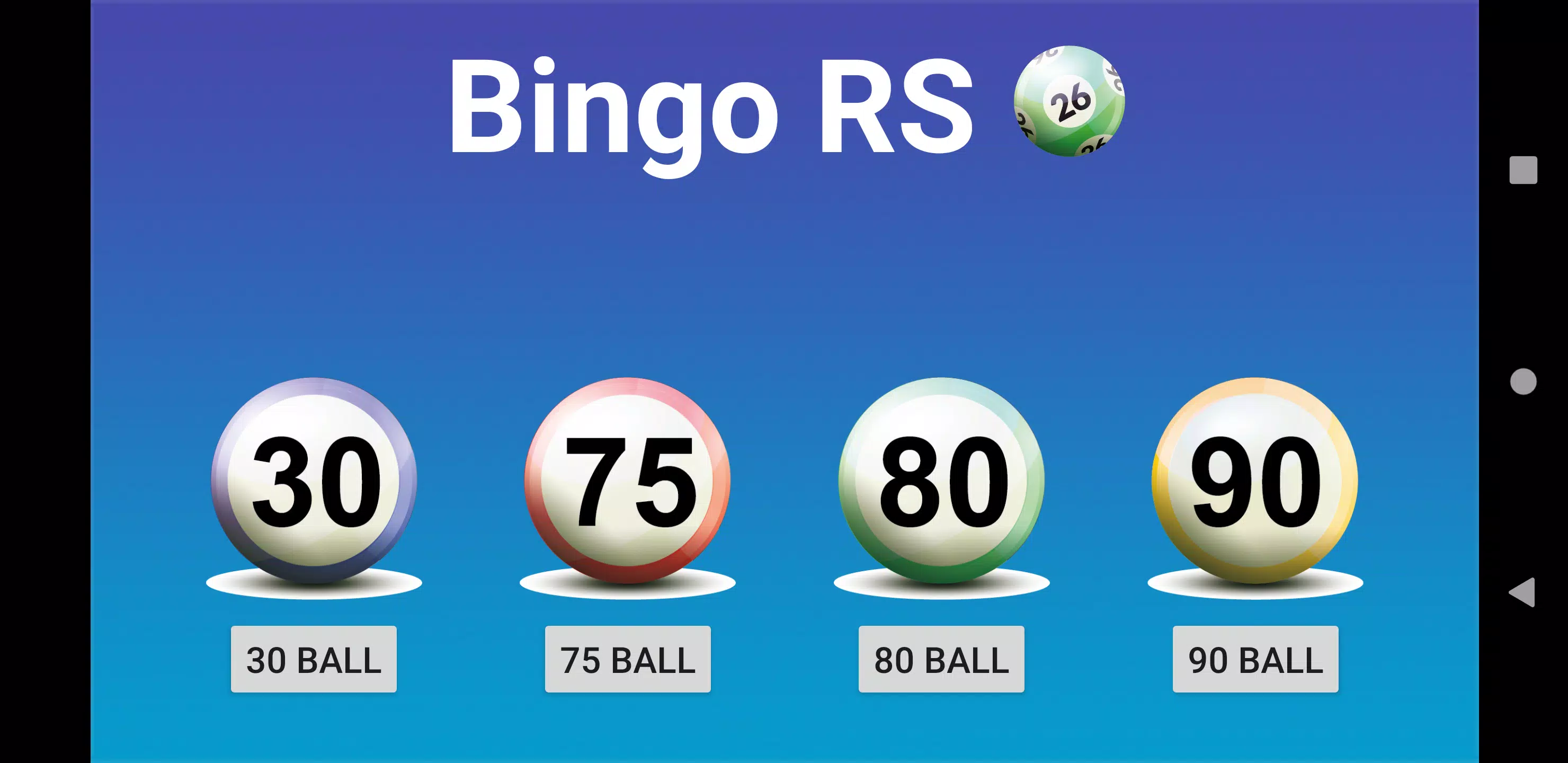 Bingo RS應用截圖第0張