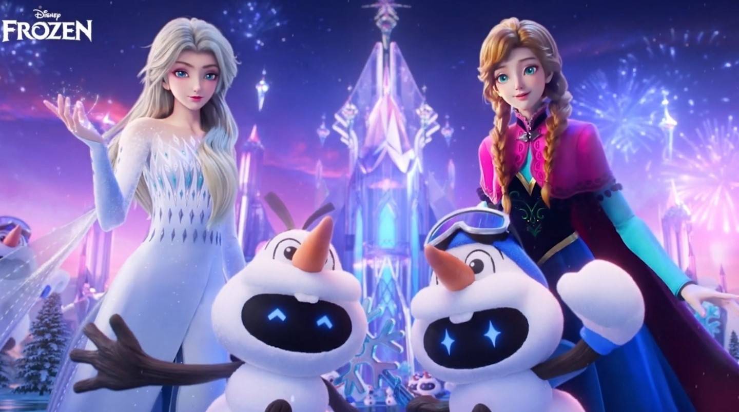 Immersive Winter Wonder: Disney's 'Frozen' Trio Transforms MOBA Honor of Kings