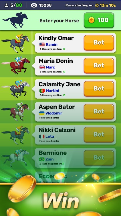 Schermata Horse Racing Hero Riding Game 3