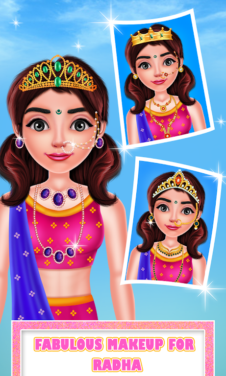 Cute Radha Fashion Makeover スクリーンショット 0