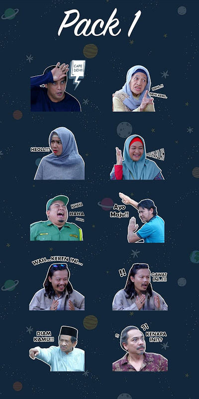 Dunia Terbalik WA Sticker 스크린샷 1