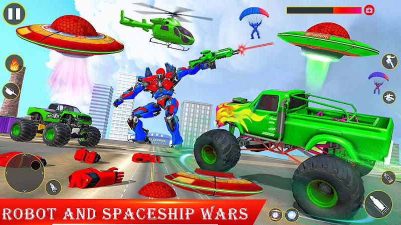 Spaceship Robot Transform Game Schermafbeelding 0