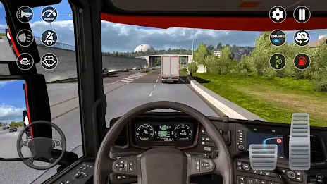 Euro Cargo Truck Simulator Pro स्क्रीनशॉट 1