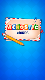 Acrostic Words: Crossword Game Captura de pantalla 1