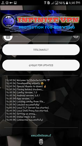 SSx InfiniteVPN ภาพหน้าจอ 1
