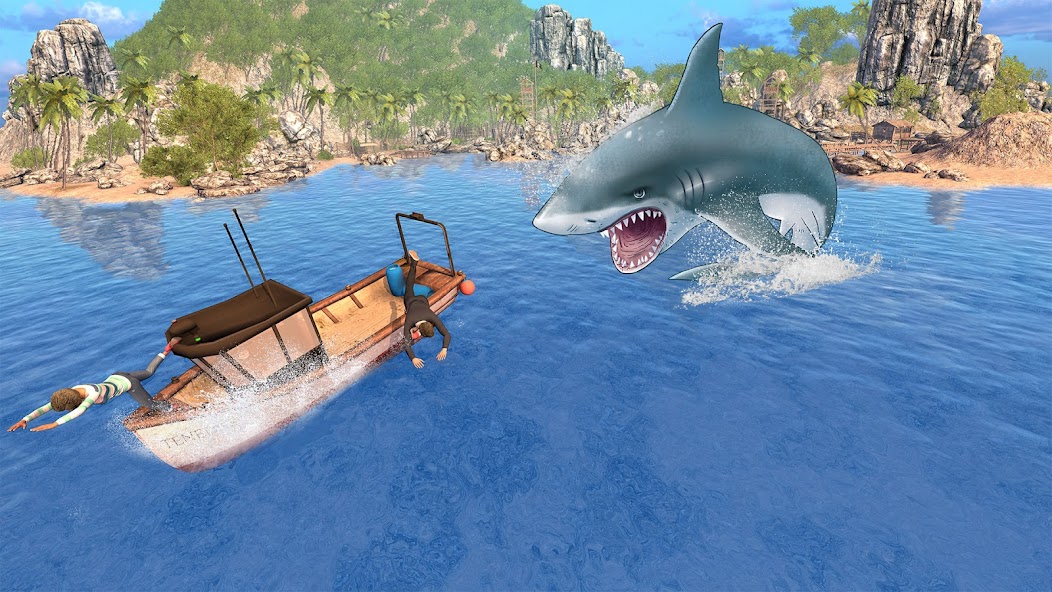 Angry Shark Games: Game 2024 Mod Captura de tela 2