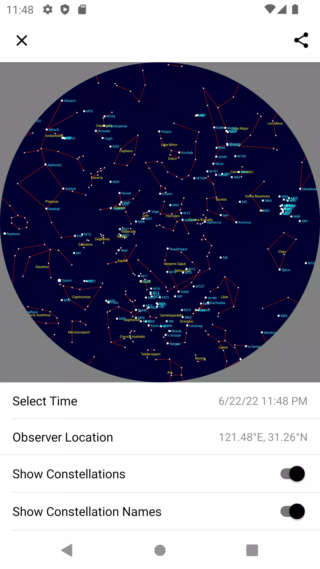 Astroweather Screenshot 2