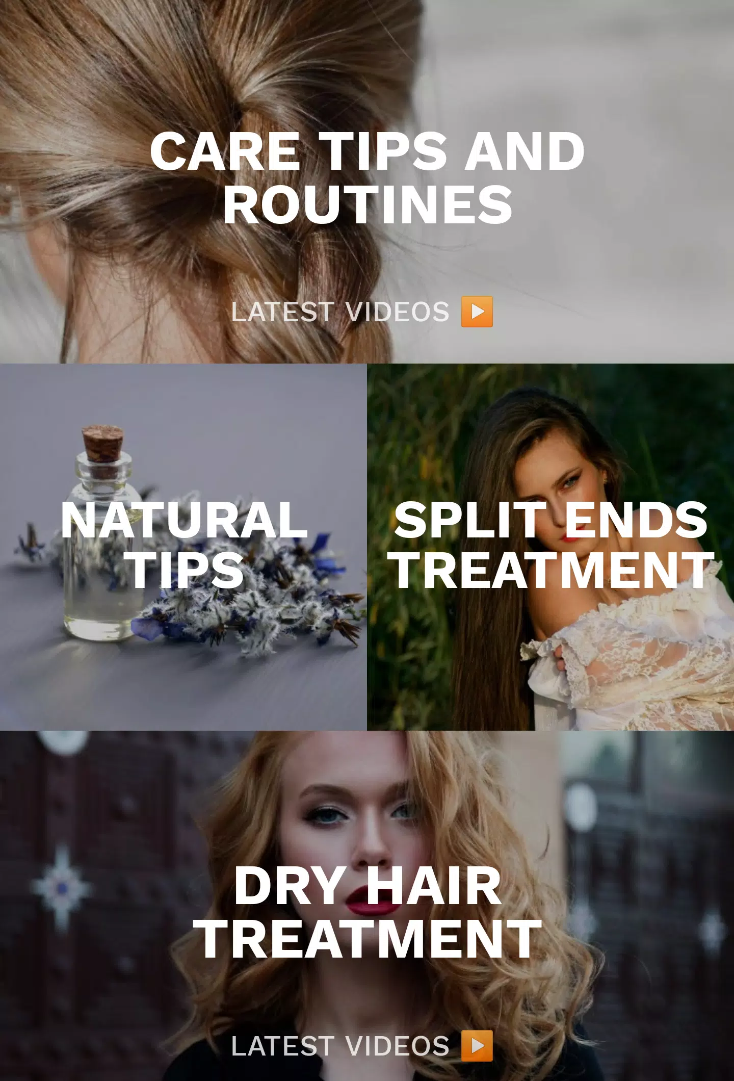 Schermata Haircare app for women 3