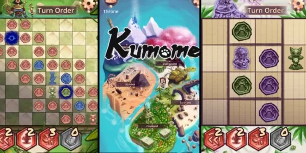 Kumome은 iOS : 독특한 카드 및 보드 게임의 혼합