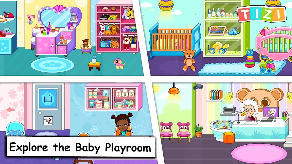 My Tizi Town Daycare Baby Game Ekran Görüntüsü 1