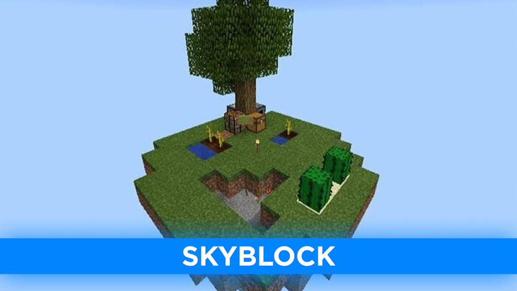 Skyblock survival in minecraft ဖန်သားပြင်ဓာတ်ပုံ 0