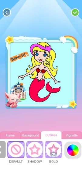 Mermaids Coloring Скриншот 1