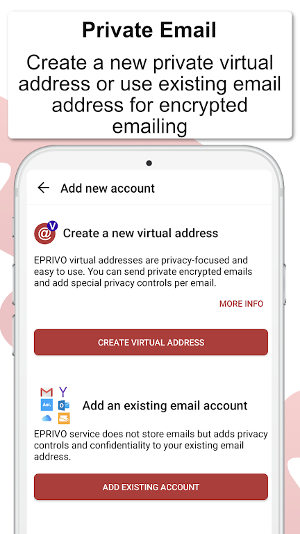 EPRIVO Private Email w& Voice Screenshot 2