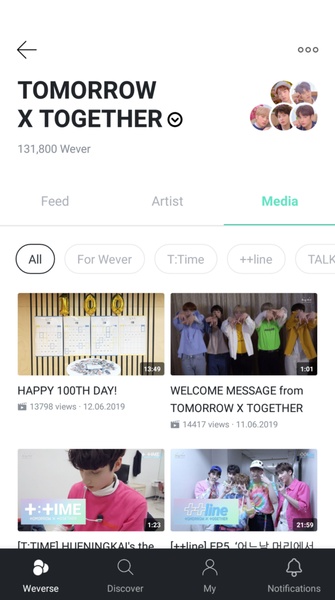 weverse Captura de tela 3