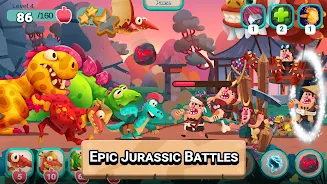 Dino Bash: Travel Through Time Tangkapan skrin 3