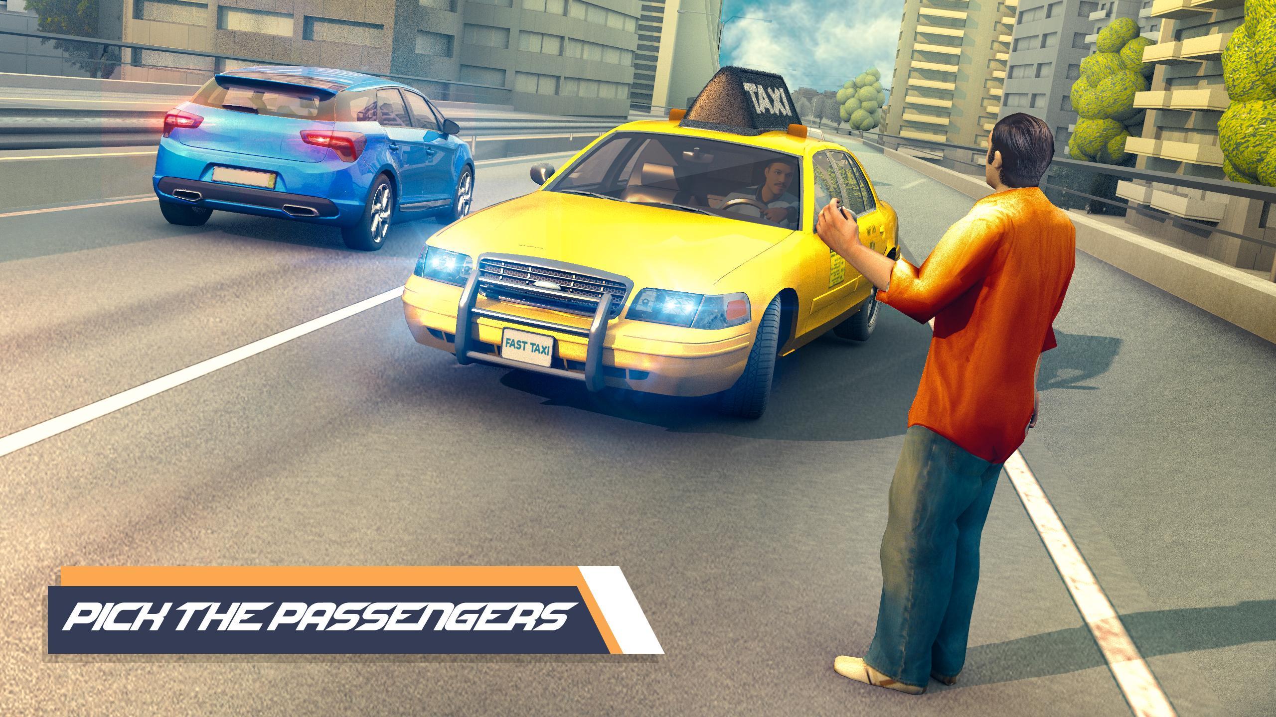 US City Taxi Games - Car Games Ảnh chụp màn hình 0