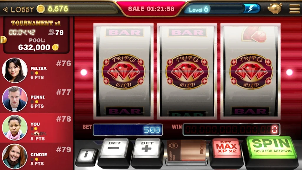Slot Machine- Ruby Hall Casino ဖန်သားပြင်ဓာတ်ပုံ 2