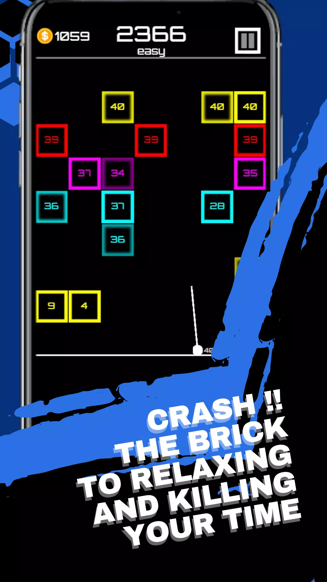 Brick Breaker Crash Capture d'écran 0