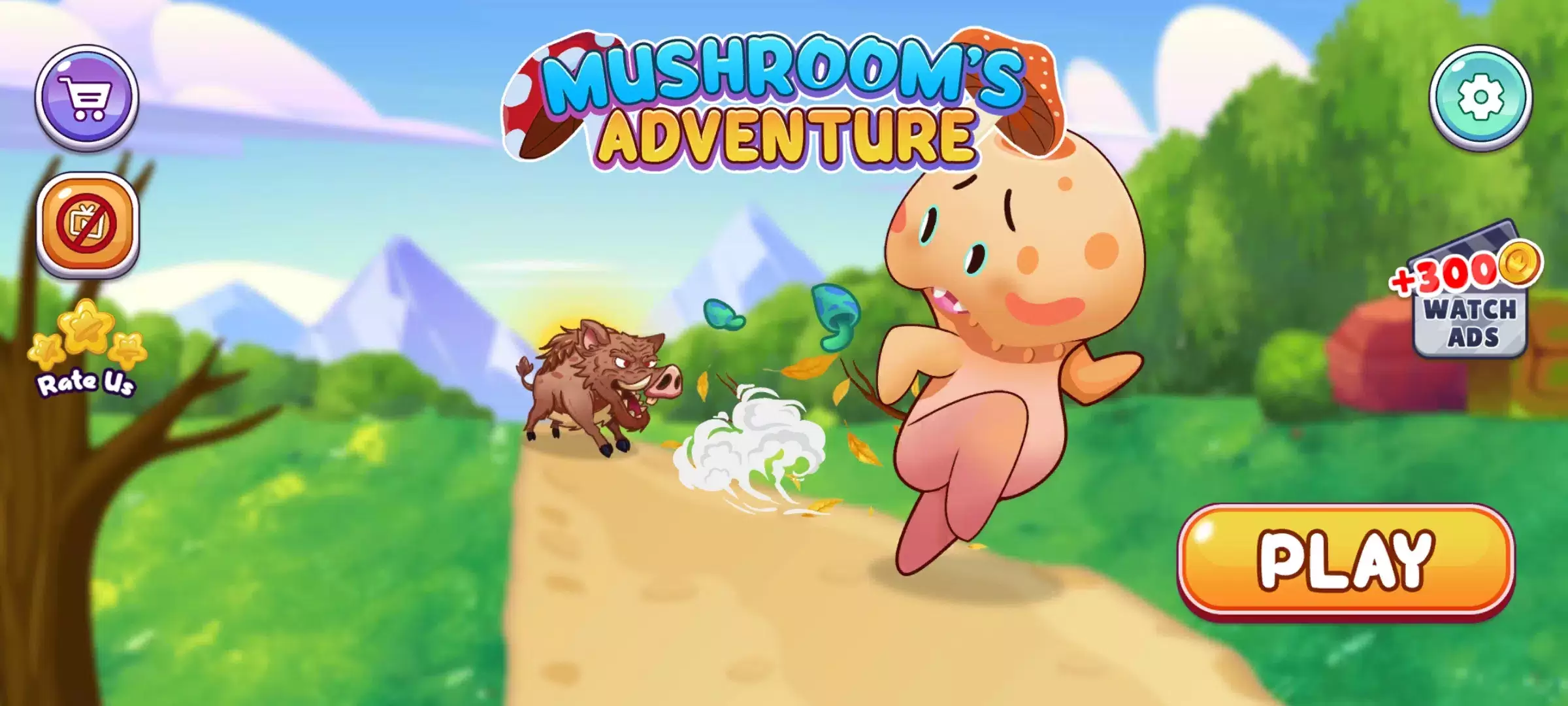 Mushroom war: Jungle Adventure Capture d'écran 0