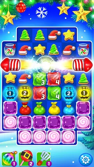 Christmas Cookie: Match 3 Game Скриншот 3