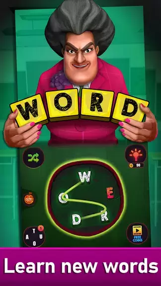 Scary Teacher : Word Games ဖန်သားပြင်ဓာတ်ပုံ 2