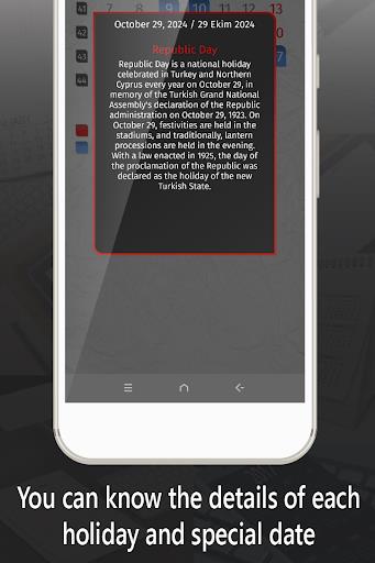 turkey calendar 2024 Ảnh chụp màn hình 2