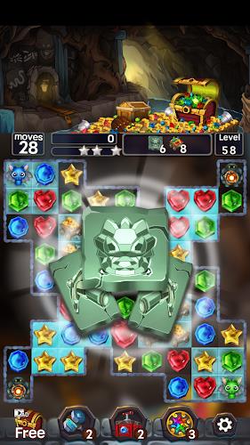 Jewel Mine Quest: Match-3 ภาพหน้าจอ 3