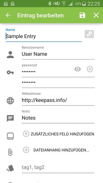 Keepass2Android Tangkapan skrin 0