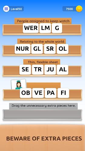 Word Jigsaw: Brain Teaser Captura de tela 3